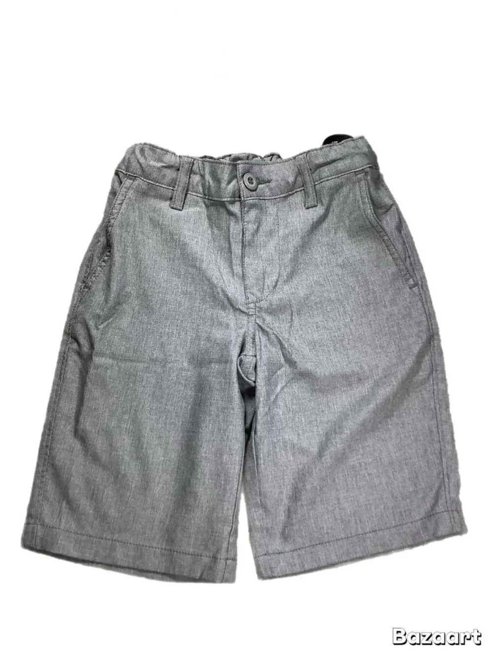 Lot of 2 Old Navy Boys Shorts Size 8 Shark Print & Gray Built-In Belts